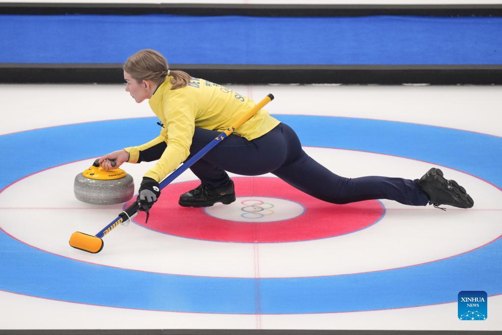 Highlights Of Curling Mixed Doubles On Feb 7 Xinhua