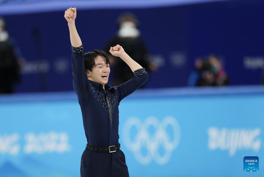 Twotime Olympic champion Hanyu into figure skating free skateXinhua