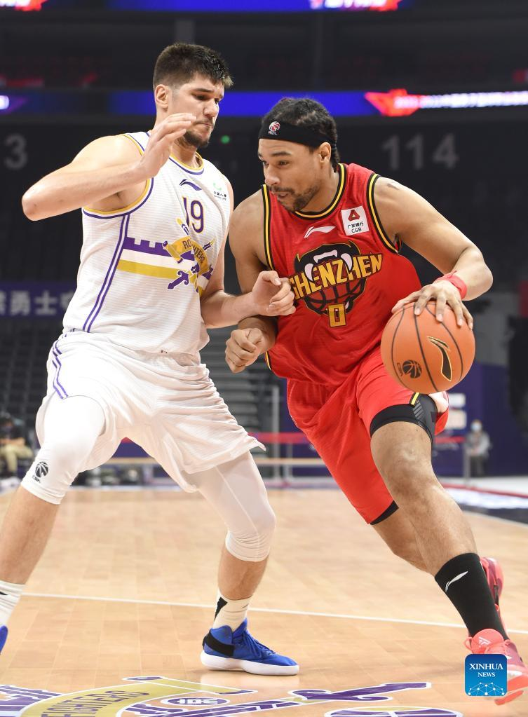 Highlights of CBA 45th round matches - Xinhua