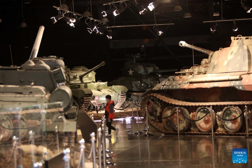 People Visit Royal Tank Museum In Jordan-Xinhua