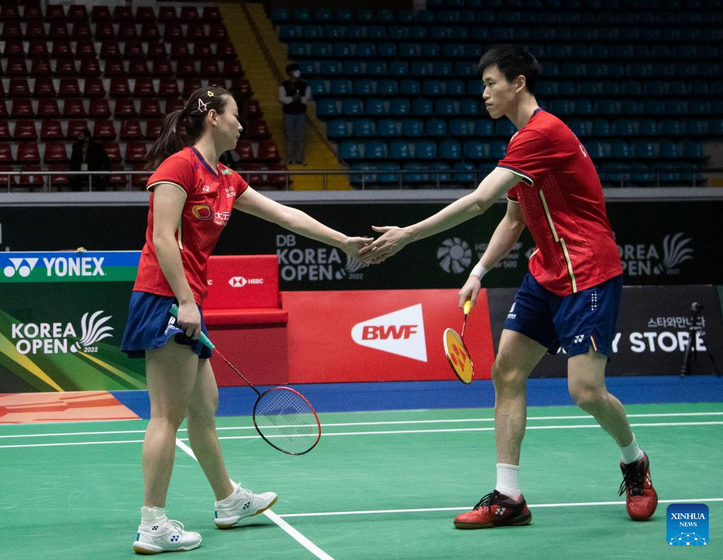 Highlights of quarterfinals at BWF Korea Open Badminton Championships-Xinhua
