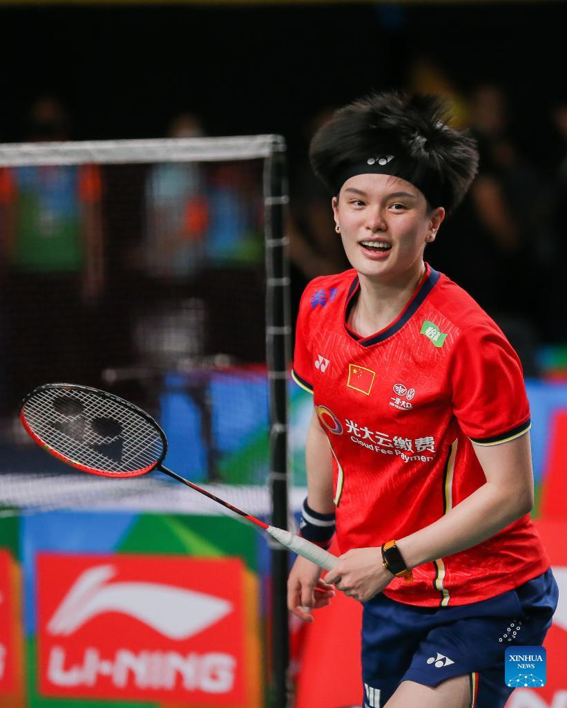 China wins three golds at Badminton Asia Championships 2022-Xinhua