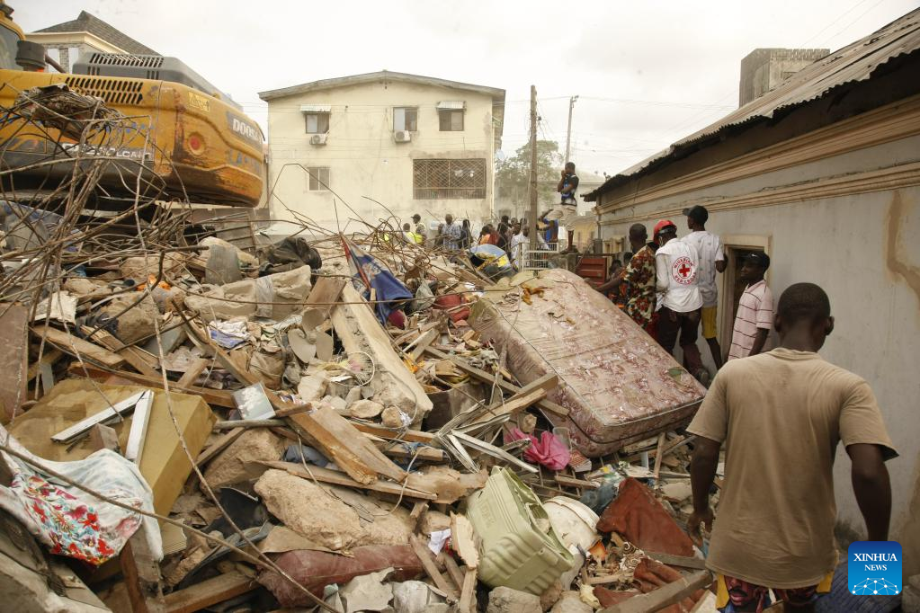 At Least 8 Killed In Building Collapse In Nigeria-Xinhua