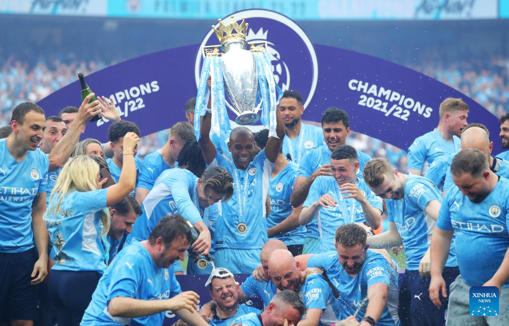 Premier League 2021-22: Manchester City crowned champions after defeating  Aston Villa in dramatic title win