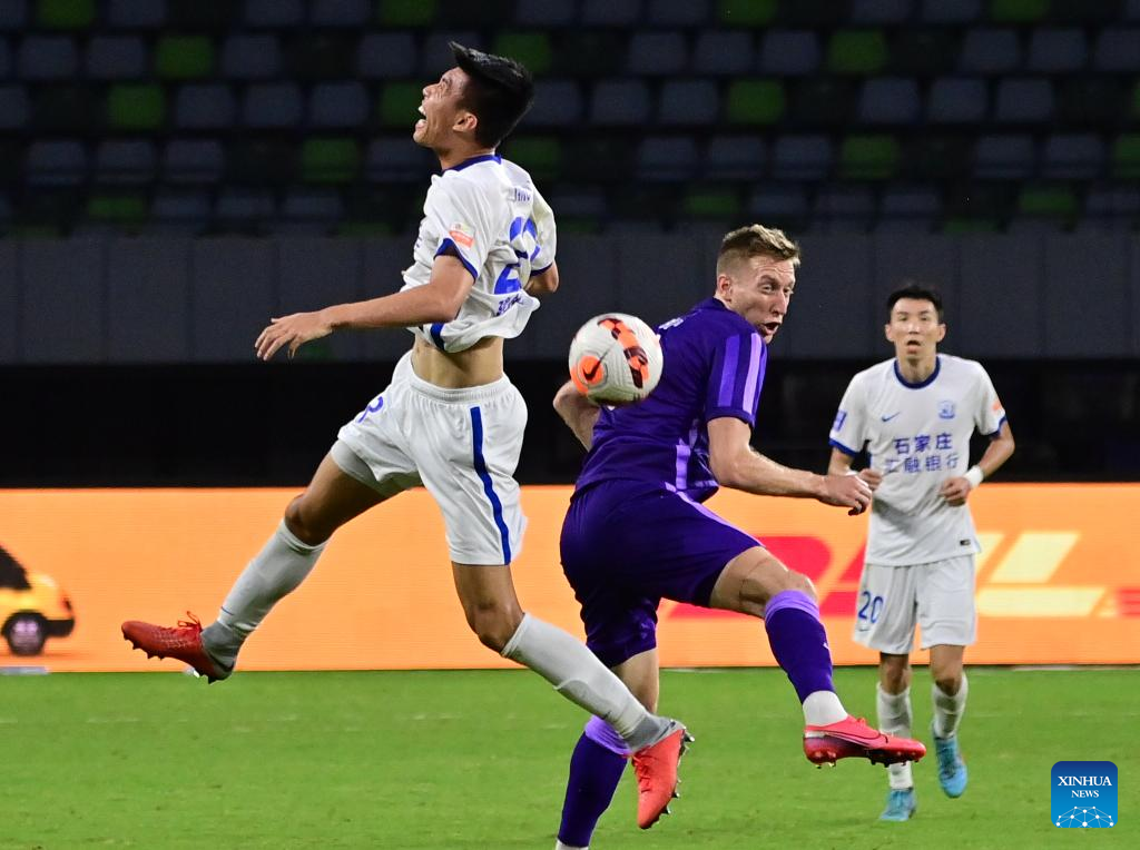 CSL match: Dalian Pro vs. Tianjin Jinmen Tiger-Xinhua