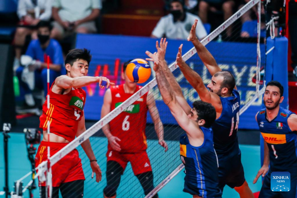 Italy beats China in men's Volleyball Nations LeagueXinhua
