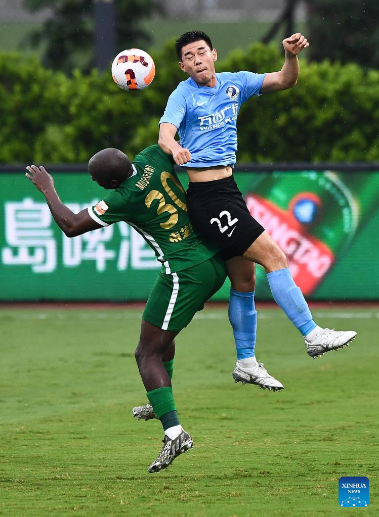 CSL match: Zhejiang vs. Dalian Pro-Xinhua