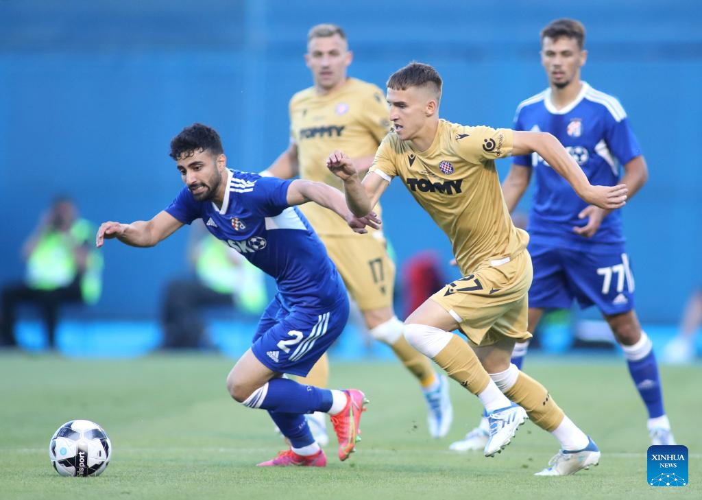 Supercup football match: Dinamo Zagreb vs. Hajduk Split-Xinhua