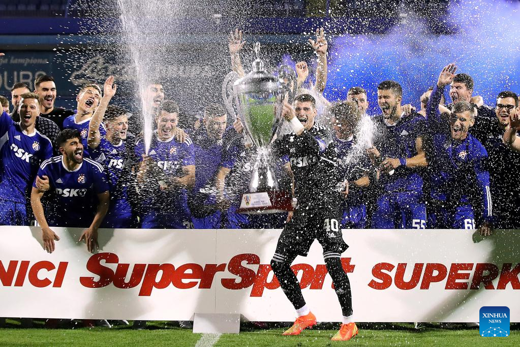 Supercup football match: Dinamo Zagreb vs. Hajduk Split-Xinhua