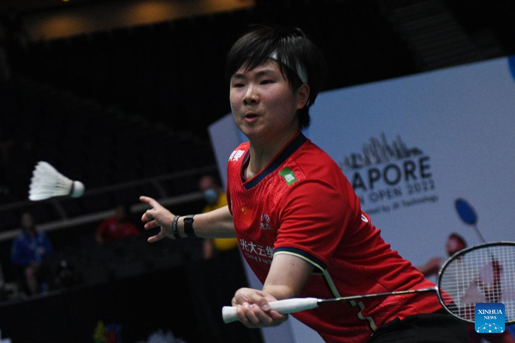 Highlights Of Singapore Open 2022 Badminton Tournament-Xinhua