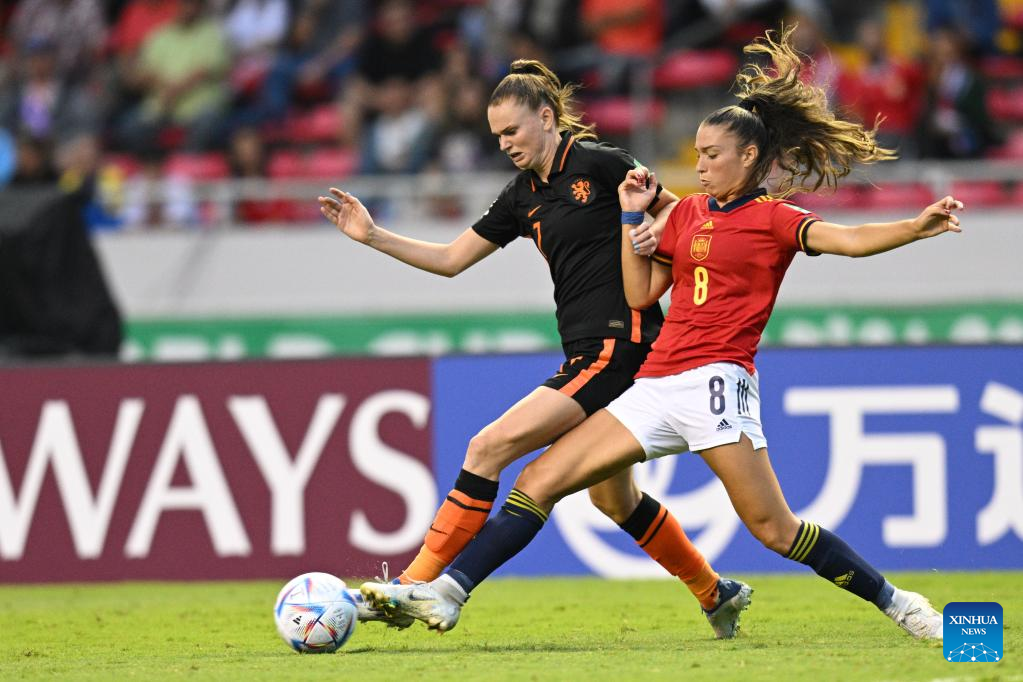 2022 FIFA U20 Women's World Cup semifinal match Spain vs. the