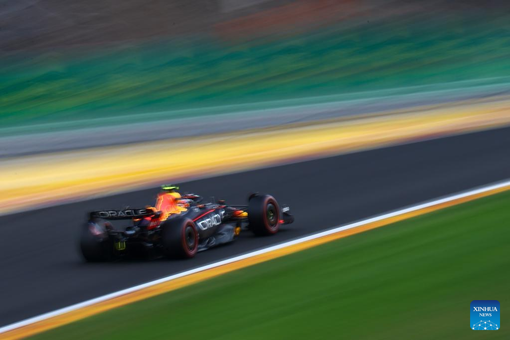 In pics Qualifying of Formula 1 Belgian Grand Prix Xinhua