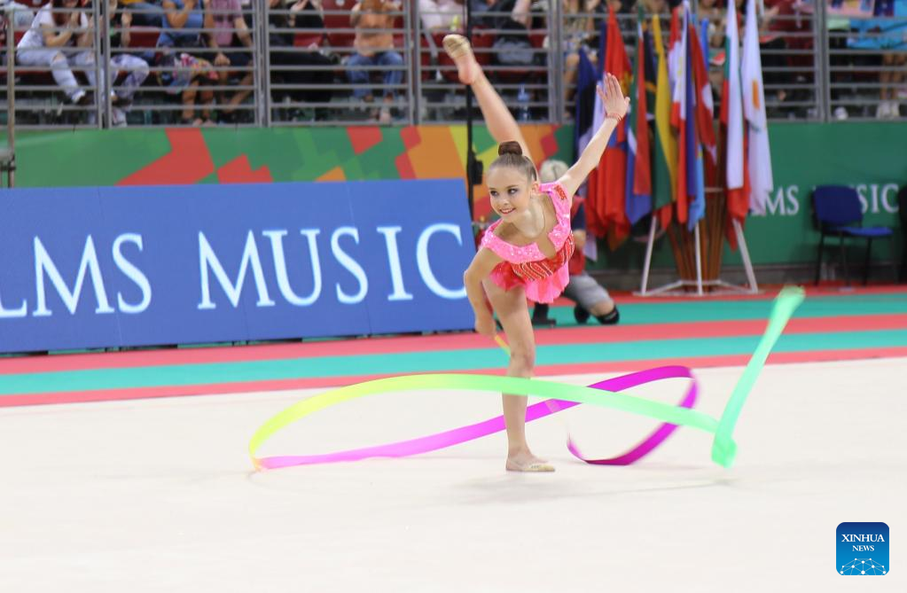 Highlights of 39th FIG Rhythmic Gymnastics World Championships-Xinhua