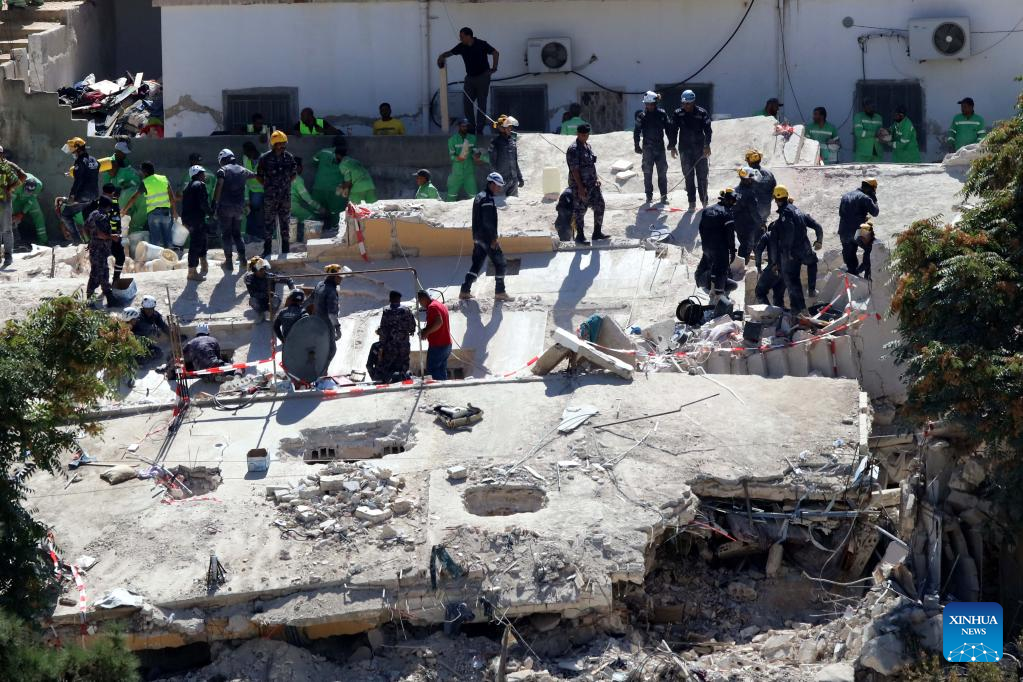violación Tantos prototipo Death toll in building collapse in Amman rises to ten-Xinhua
