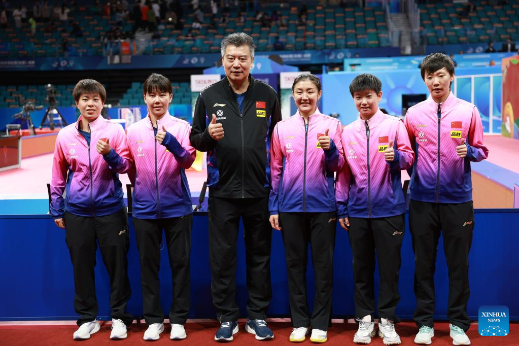 2022 ITTF World Team Table Tennis Championships Finals: Japan vs.  Iran-Xinhua