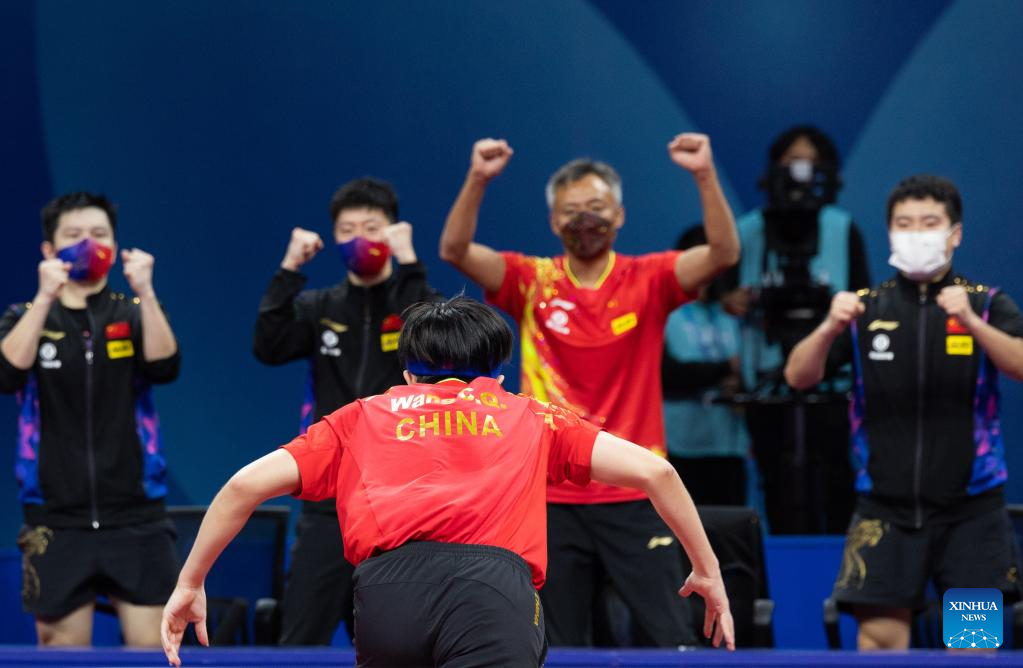 2022 ITTF World Team Table Tennis Championships Finals: Japan vs.  Iran-Xinhua