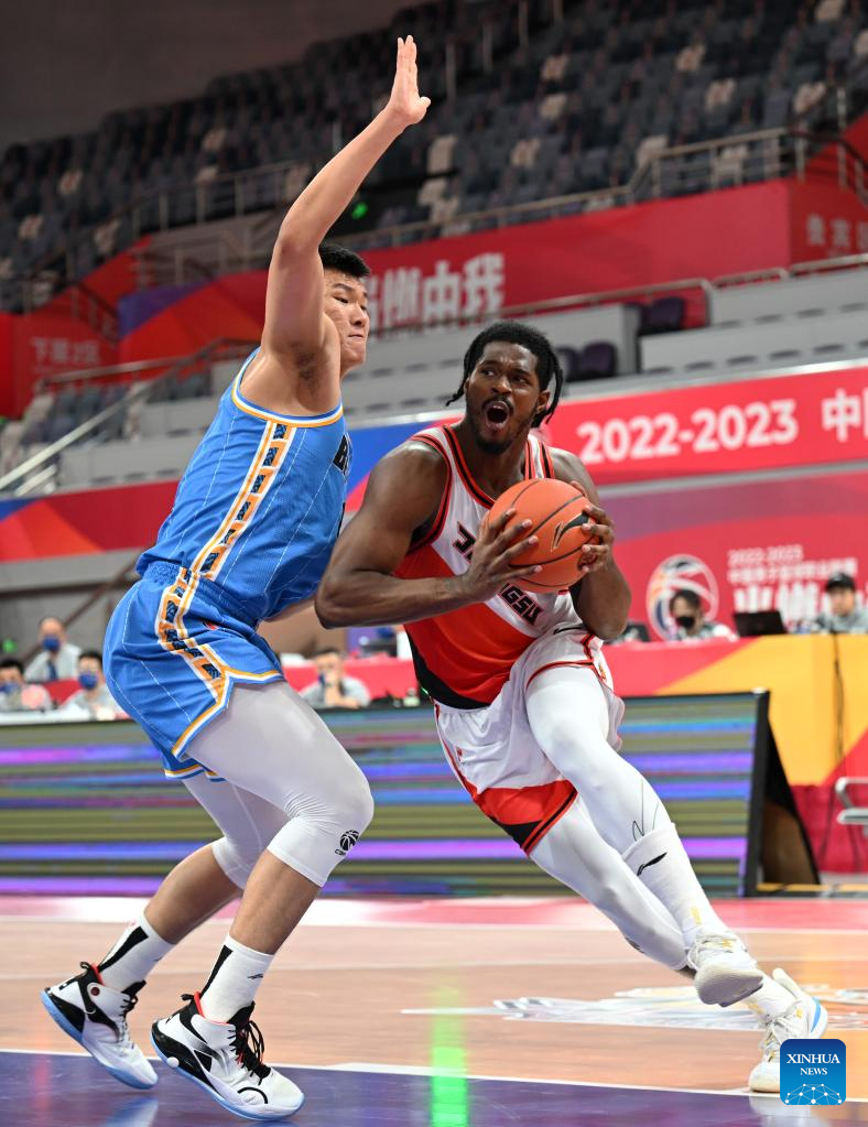 Highlights of Chinese Basketball Association league - Xinhua