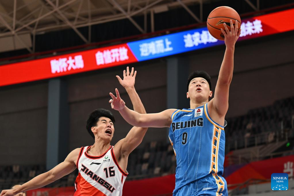 Highlights of CBA 45th round matches - Xinhua