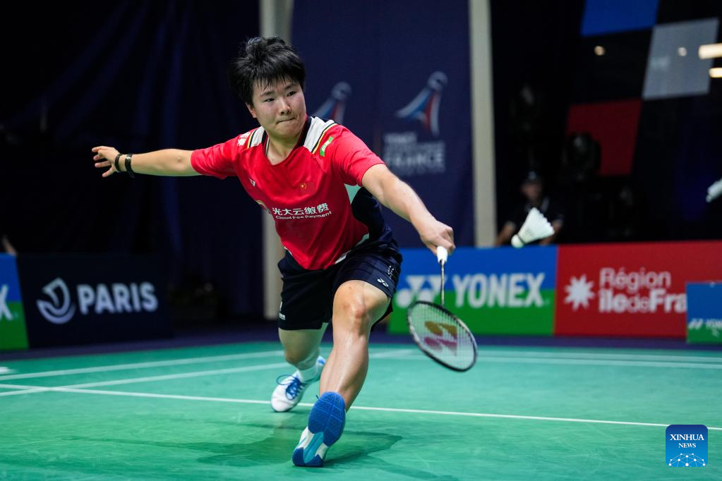 Highlights of French Open 2022 badminton tournamentXinhua