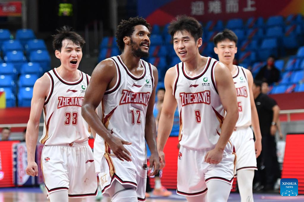 Highlights of Chinese Basketball Association league - Xinhua