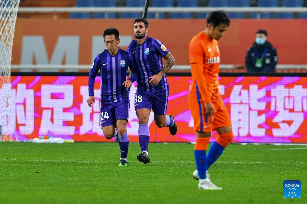 CSL match: Dalian Pro vs. Tianjin Jinmen Tiger-Xinhua