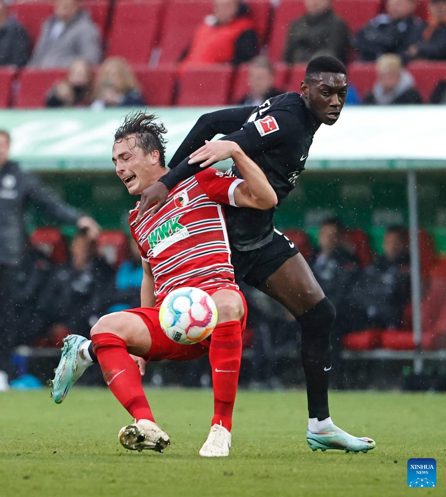 German First Division Bundesliga Football Match FC Augsburg Vs