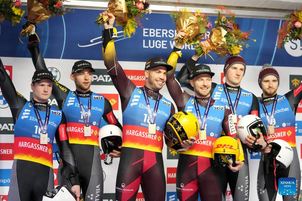 Highlights of FIL Eberspacher Luge World Cup-Xinhua