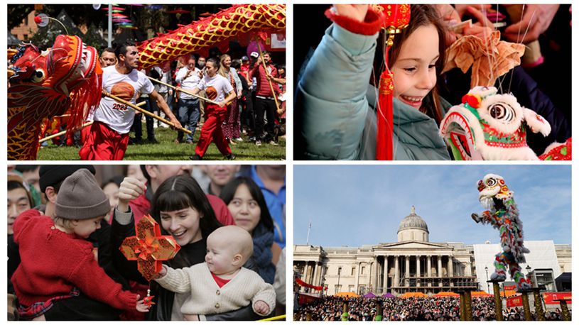 VICASKY Chinesische Tanzlöwen Anhänger Traditionelle Auspicious Hangings  Chinesische Glückliche Charme Segen Souvenir Anhänger Für Spring Festival