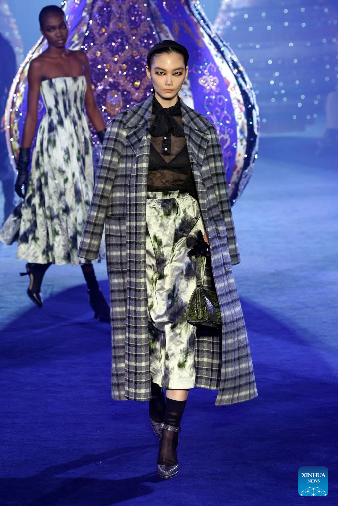 Creations by Christian Dior presented at Paris fashion week - Xinhua