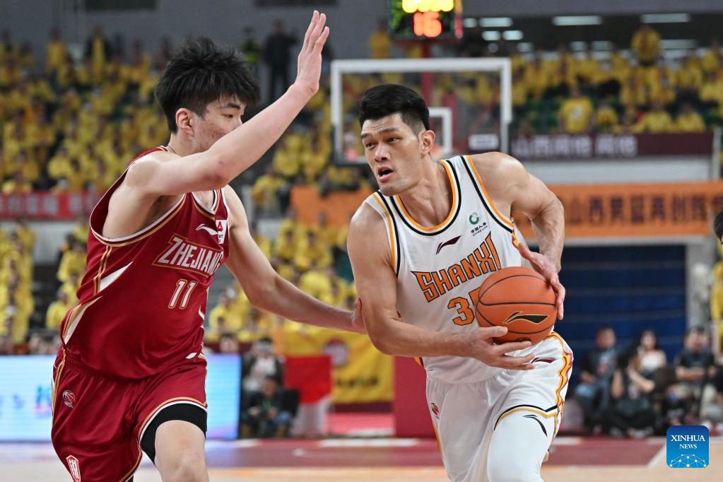 Highlights of Chinese Basketball Association league - Xinhua