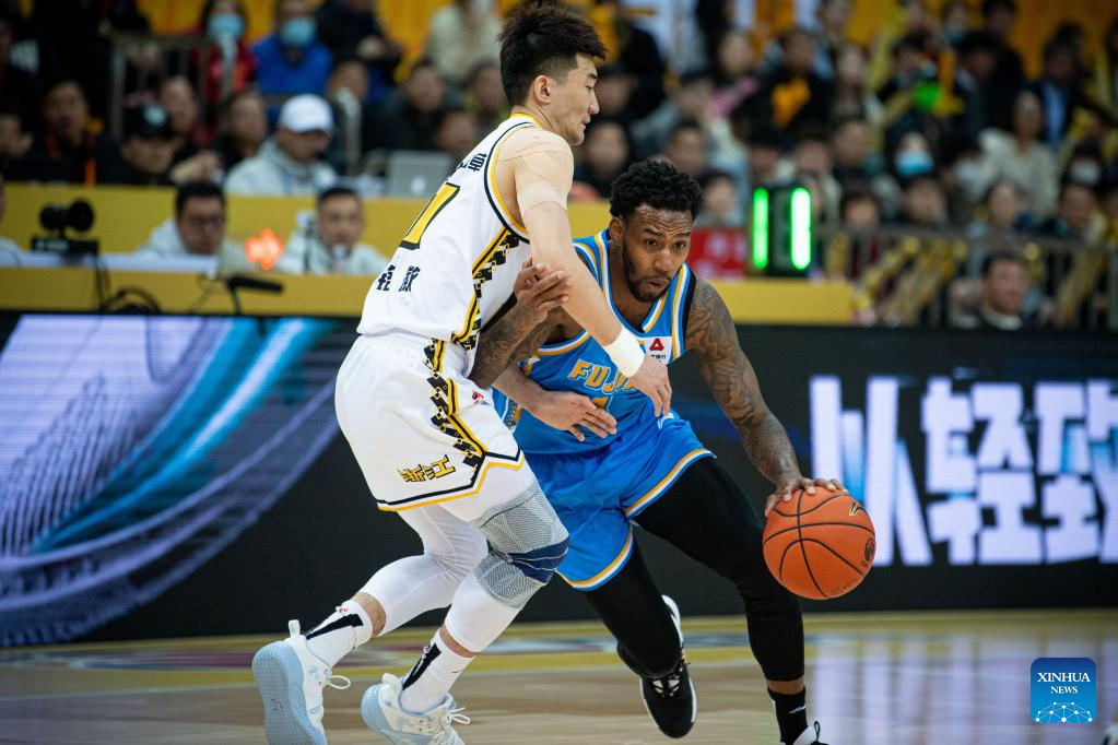 CBA league: Fujian Sturgeons vs. Jiangsu Dragons-Xinhua