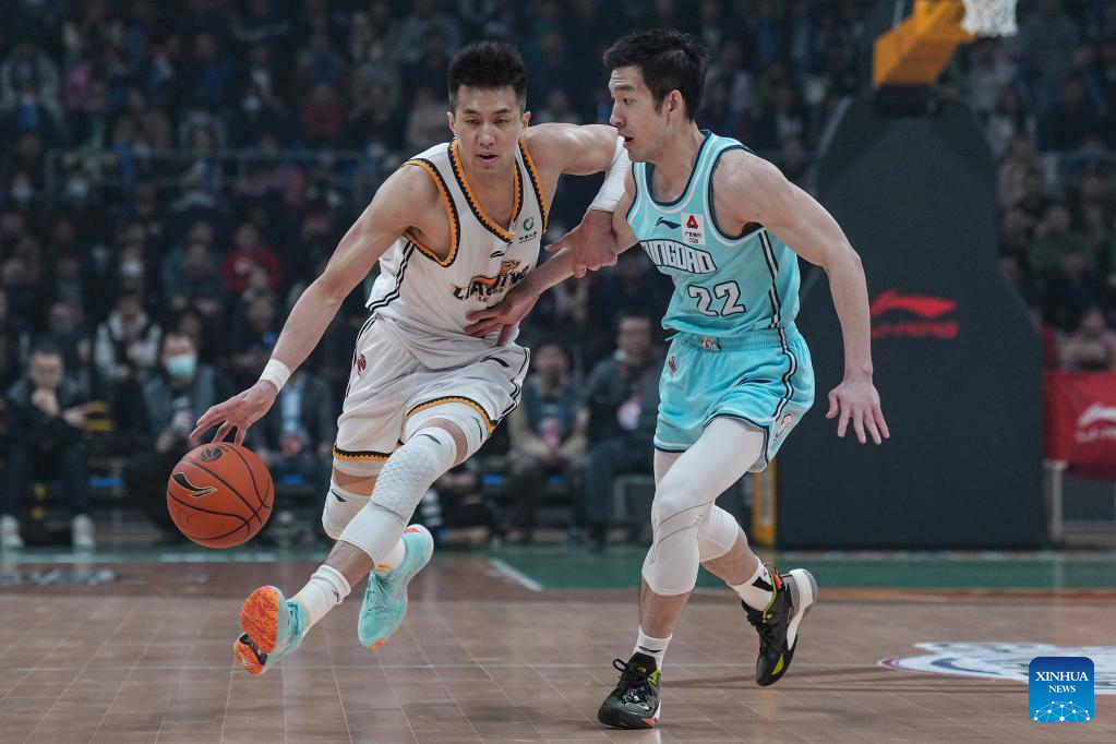 CBA: Sichuan Blue Whale vs. Qingdao Eagles - Xinhua