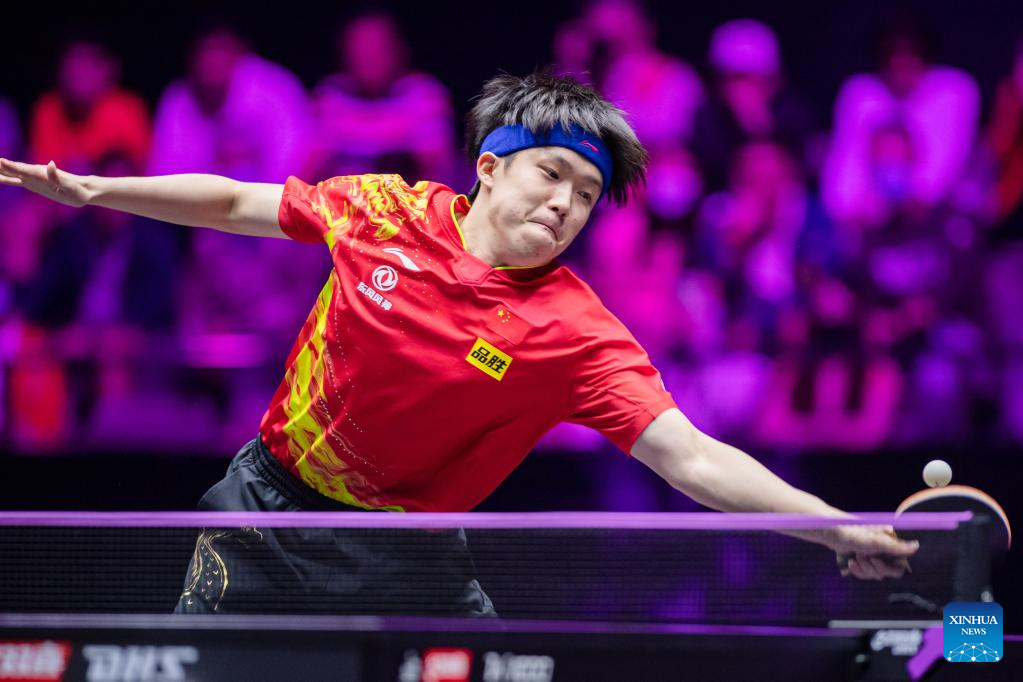 Highlights of singles final matches at WTT Champions Macao 2023-Xinhua