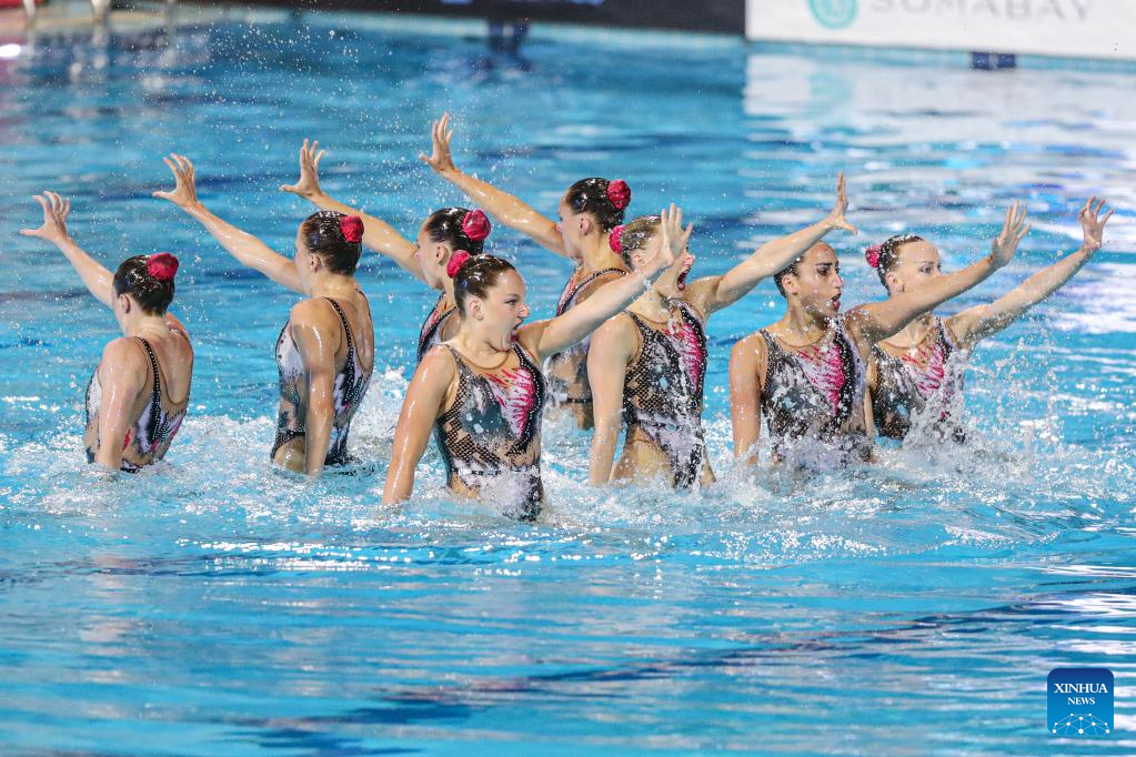 Highlights of World Aquatics Artistic Swimming World Cup 2023 Xinhua