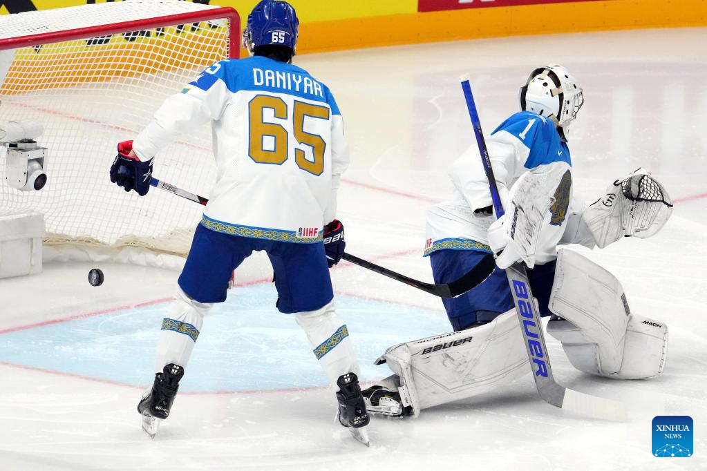 2023 IIHF Ice Hockey World Championship: Canada Vs. Kazakhstan-Xinhua