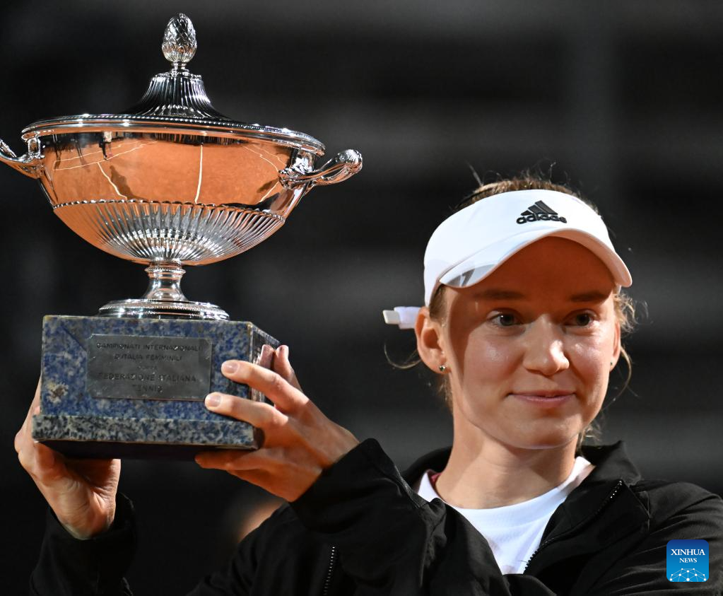 Highlights of WTA Italian Open finalXinhua