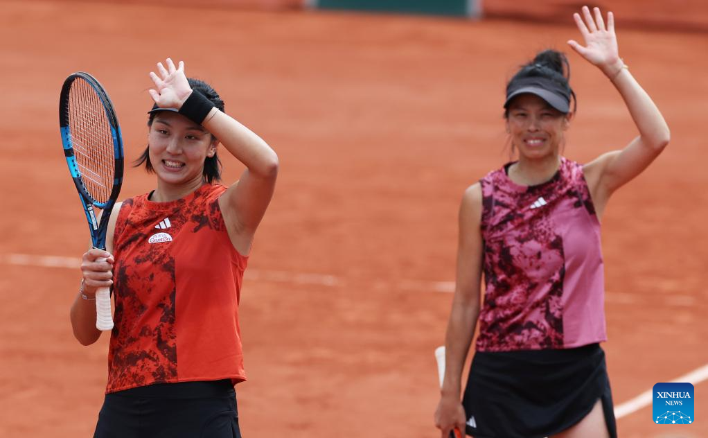 Wang and Hsieh clinch women's doubles title at Roland Garros-Xinhua