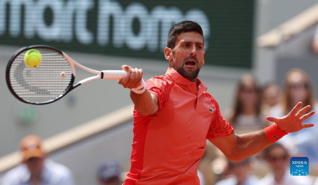 French Open men's singles semifinals Djokovic vs. AlcarazXinhua