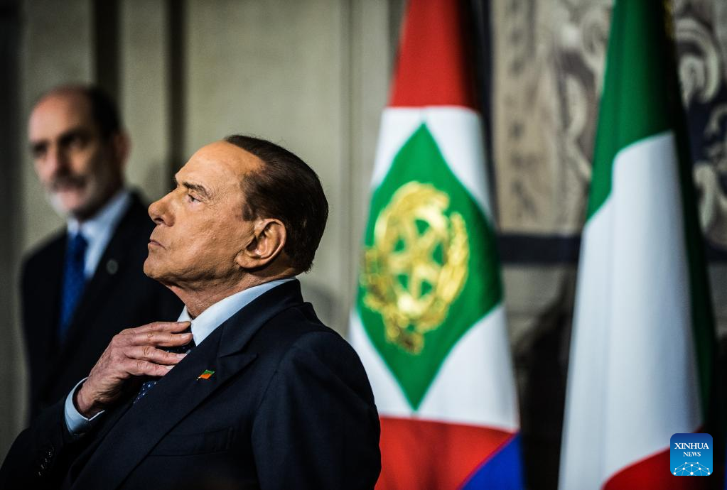 Italy's Former PM Silvio Berlusconi Dies At 86-Xinhua