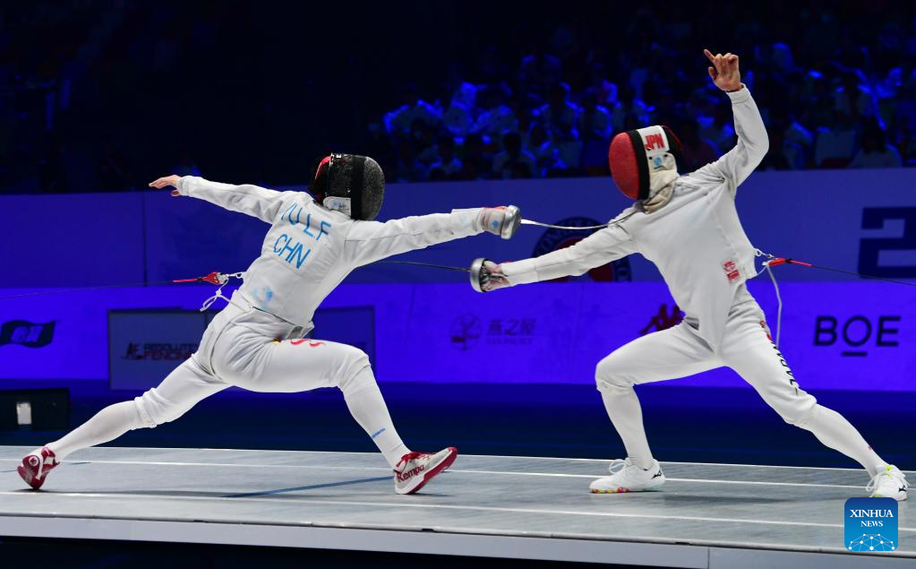 Highlights of Women's Epee World Cup in Nanjing-Xinhua