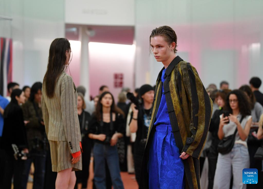 Snapshots of Milan Fashion Week 2023-Xinhua