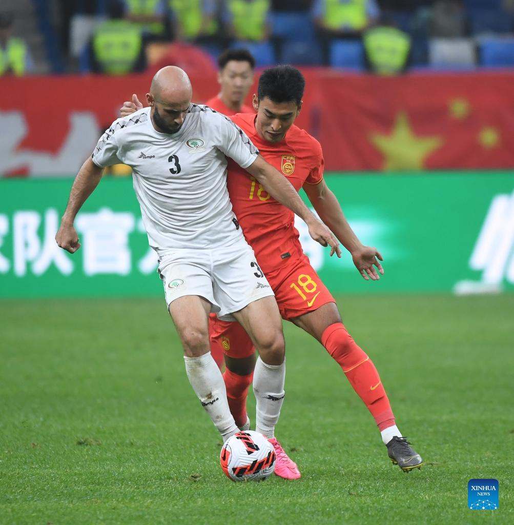 China And Palestine Football