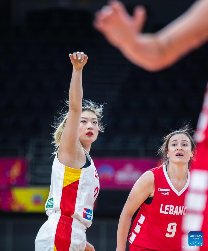 China thrash Lebanon in Womens Basketball Asia Cup opener-Xinhua