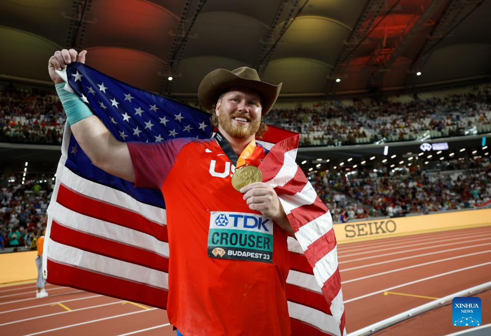 World Athletics Championships 2023: Ryan Crouser wins men's shot put world  title at track and field worlds