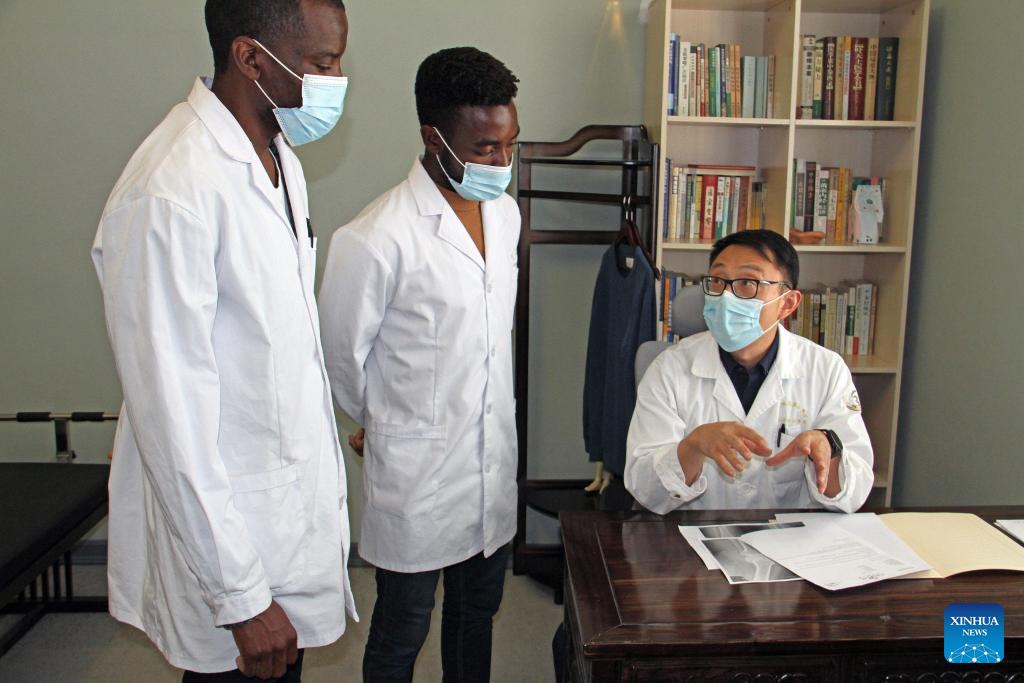 Feature Namibian doctors learn traditional Chinese medicine to help