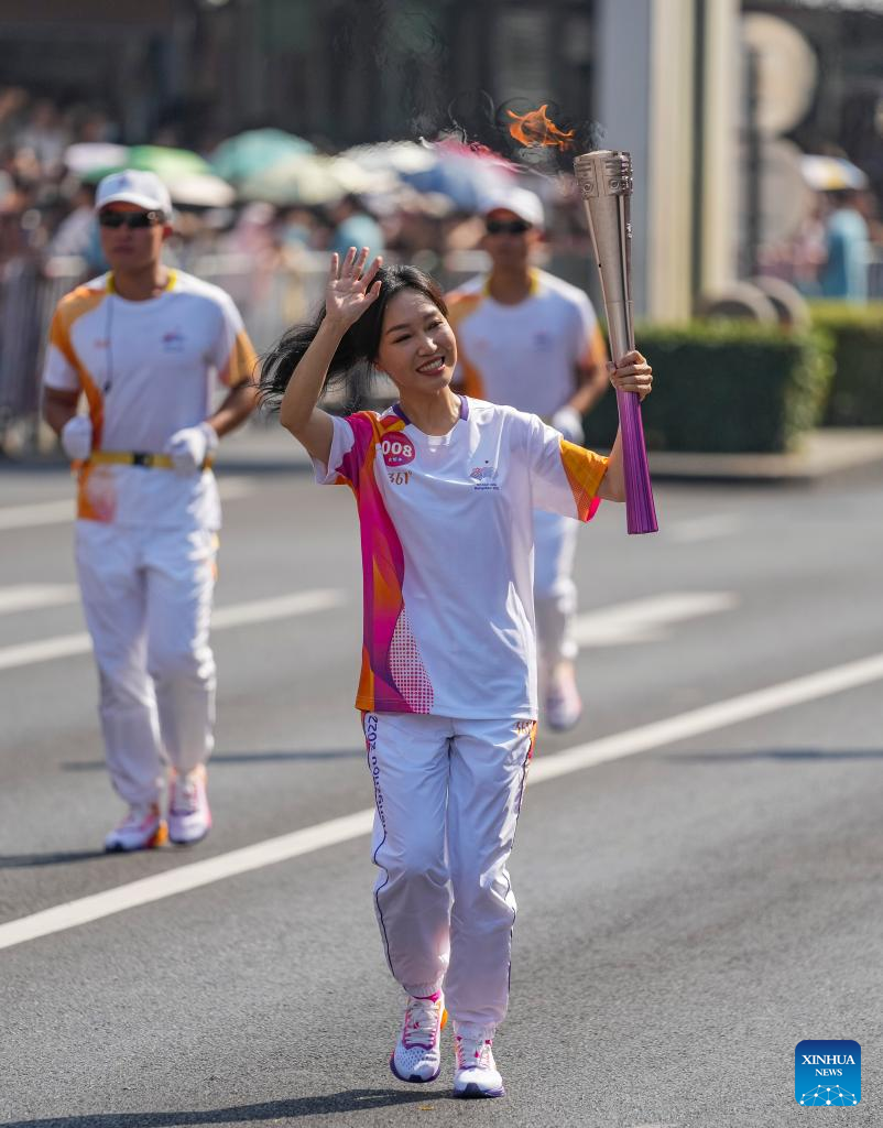 Torch Relay Of Th Asian Games Continues In Quzhou E China Xinhua