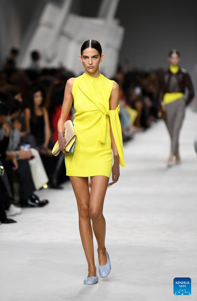 Snapshots of Milan Fashion Week 2023-Xinhua