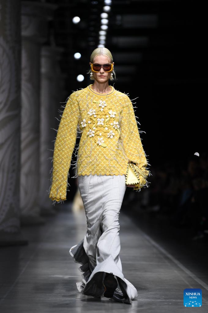 Snapshots of Milan Fashion Week 2023-Xinhua