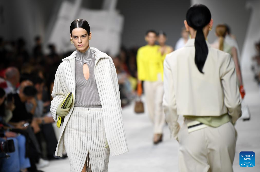 Snapshots of Milan Fashion Week 2023-Xinhua