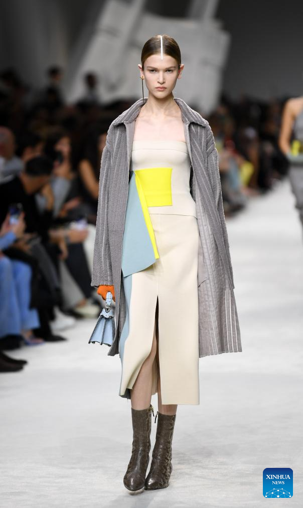 Snapshots of Milan Fashion Week 2023-Xinhua